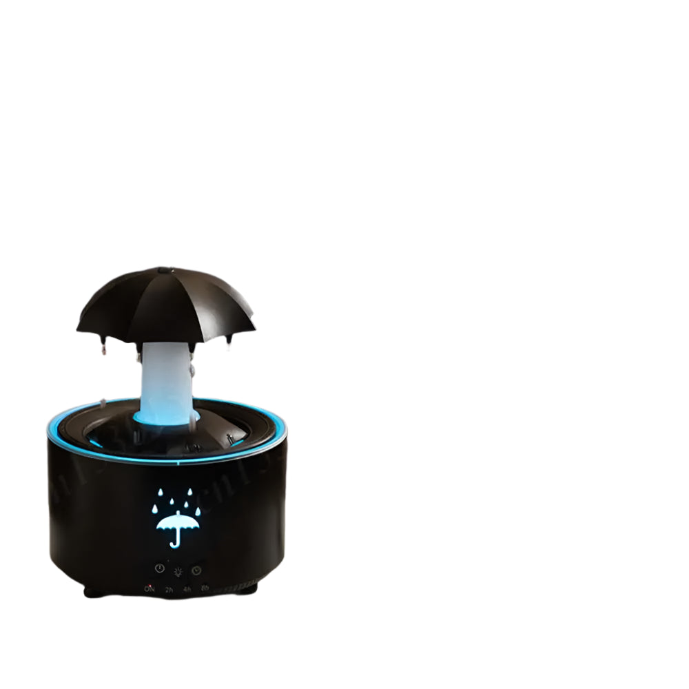 Difusor de Aromaterapia com Guarda-Chuva Rotativo e Luz LED