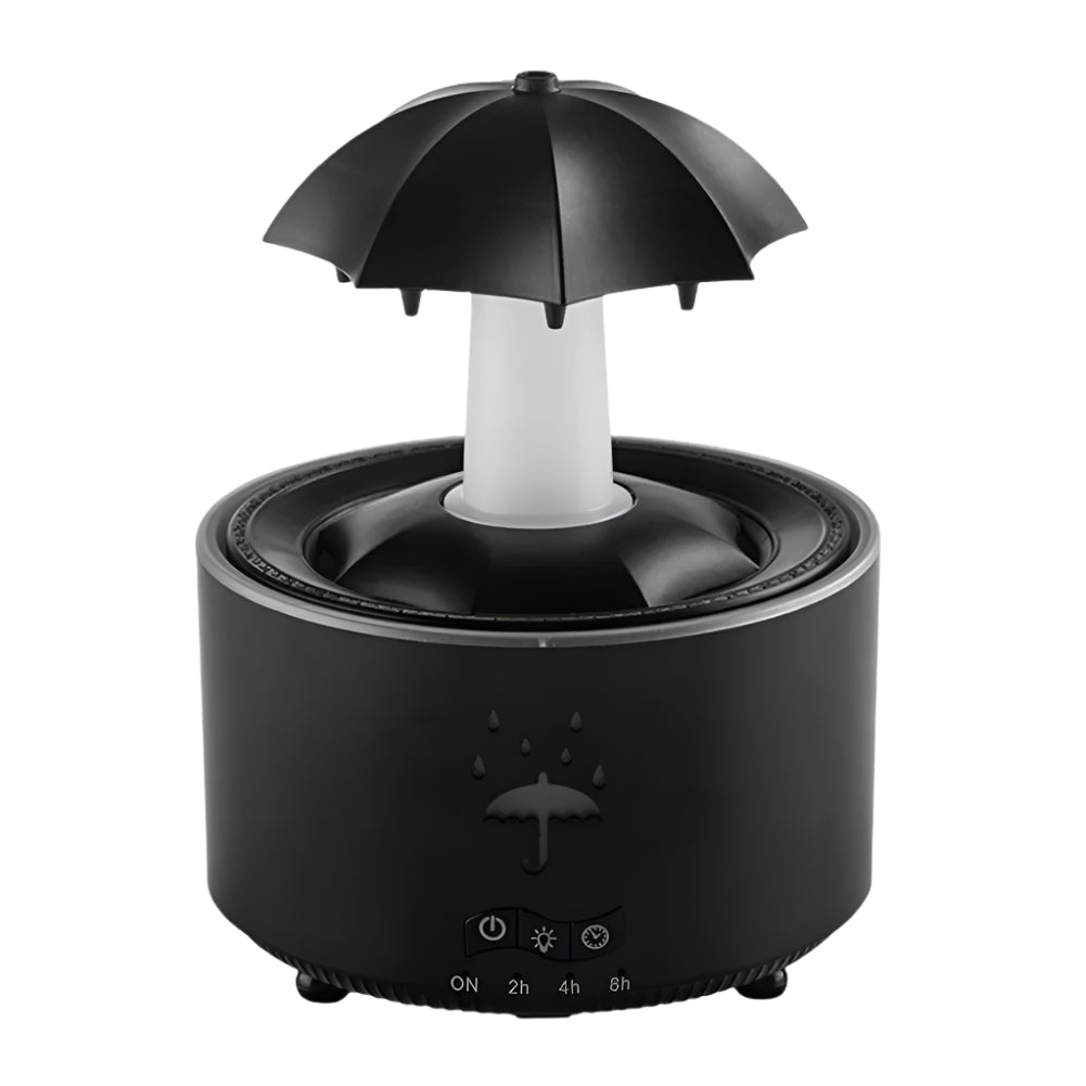 Difusor de Aromaterapia com Guarda-Chuva Rotativo e Luz LED