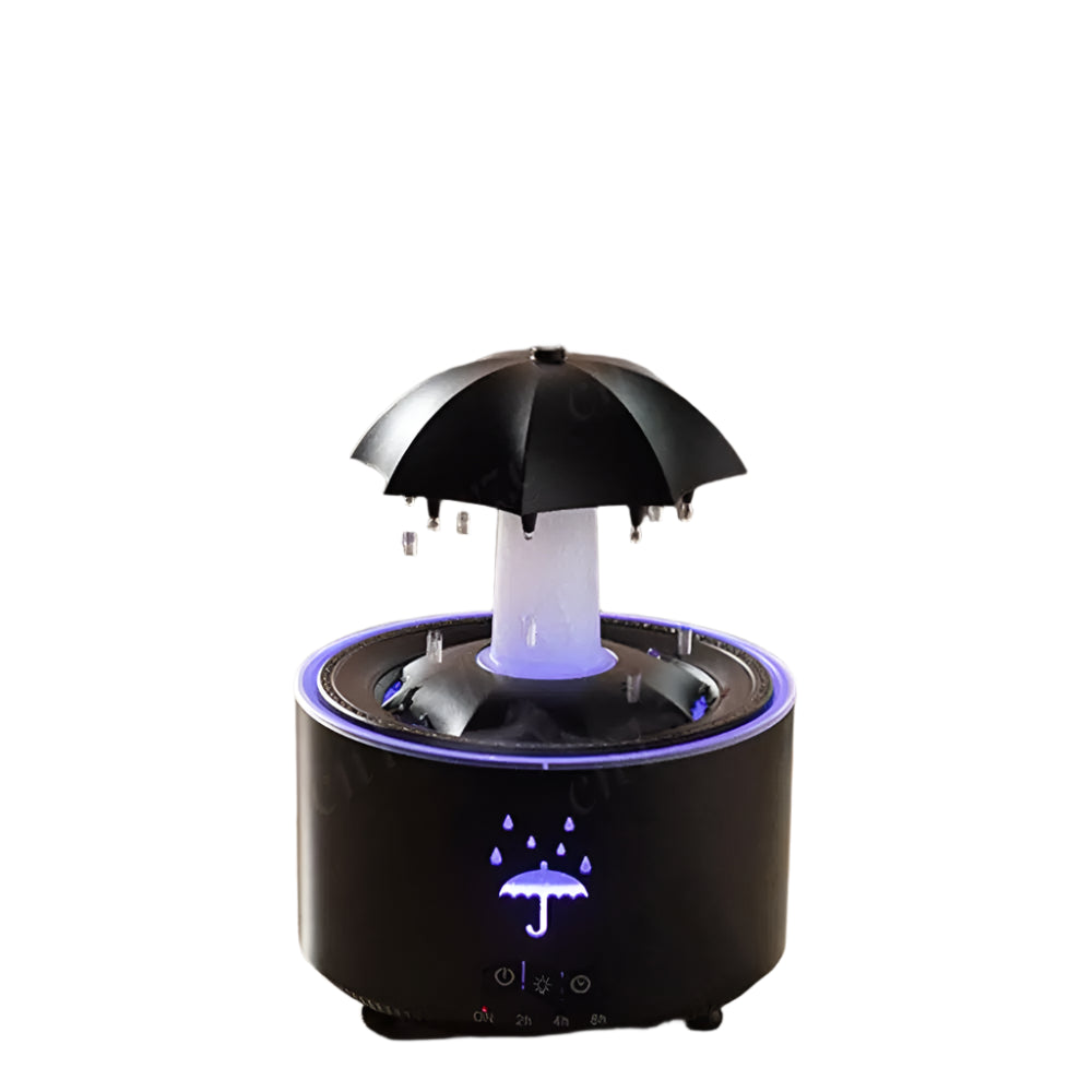Difusor de Aromaterapia com Guarda-Chuva Rotativo e Luz LED