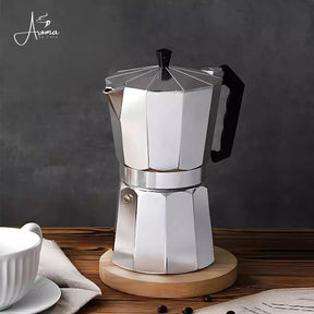 Cafeteira Italiana Moka de Alumínio Elegante