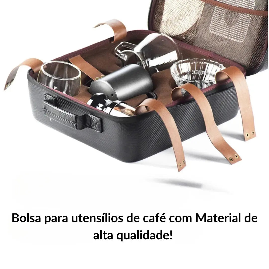 Conjunto Completo de Acessórios para Café - 10 Peças