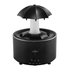 Difusor de Aromaterapia com Guarda-Chuva Rotativo e Luz LED
