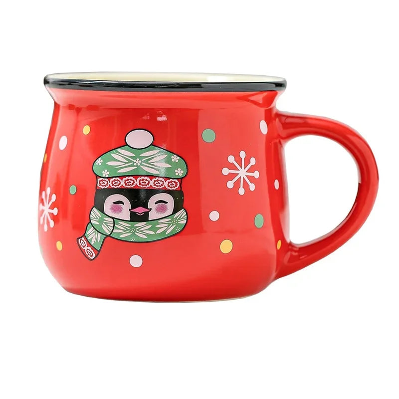 Caneca Natalina de Cerâmica 350ml - Aroma da Casa-Aroma da Casa