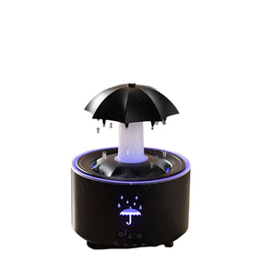 Difusor de Aromaterapia com Guarda-Chuva Rotativo e Luz LED